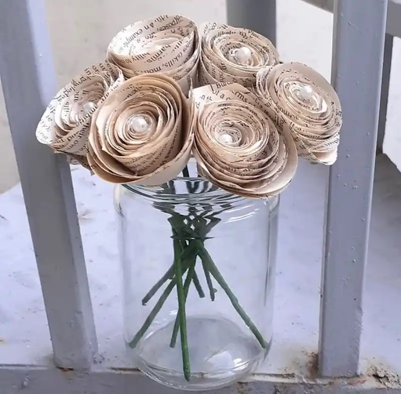newspaper craft projects upcycled