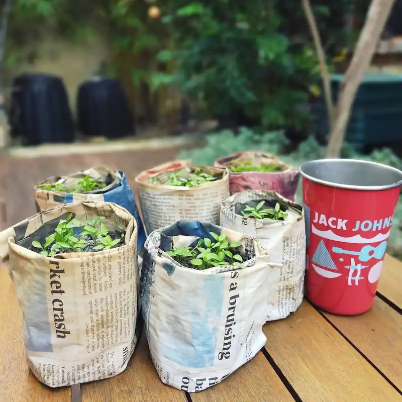 newspaper craft projects upcycled
