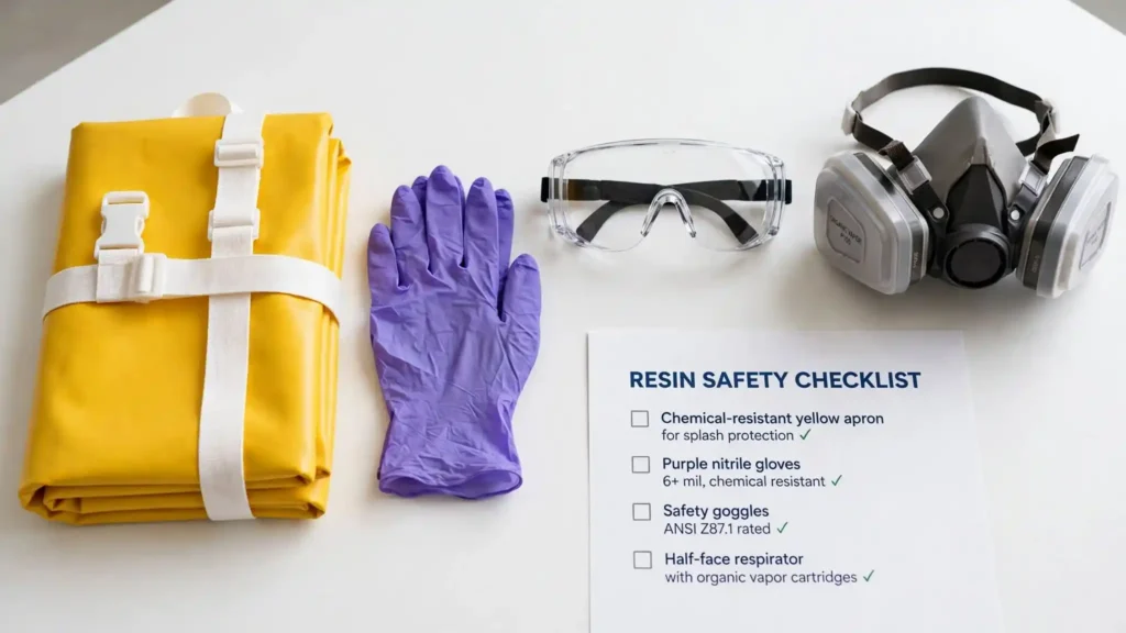 Resin Safety Equipment You Need Before You Start: A Complete Checklist 5 resin safety equipment checklist