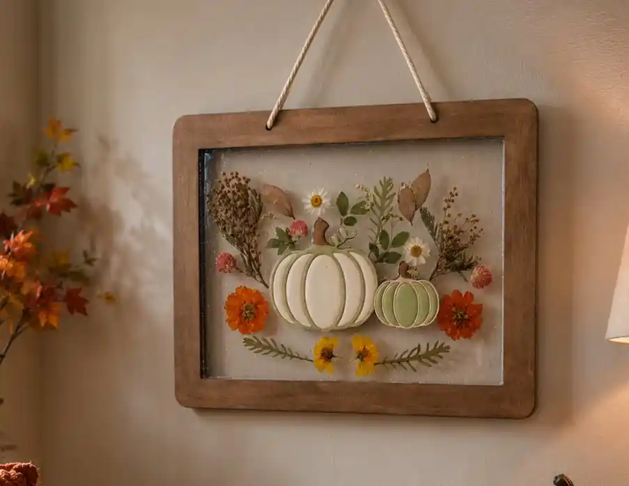fall resin art ideas autumn color pours
