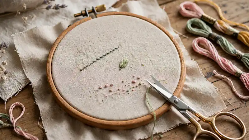 embroidery for beginners first project step by step