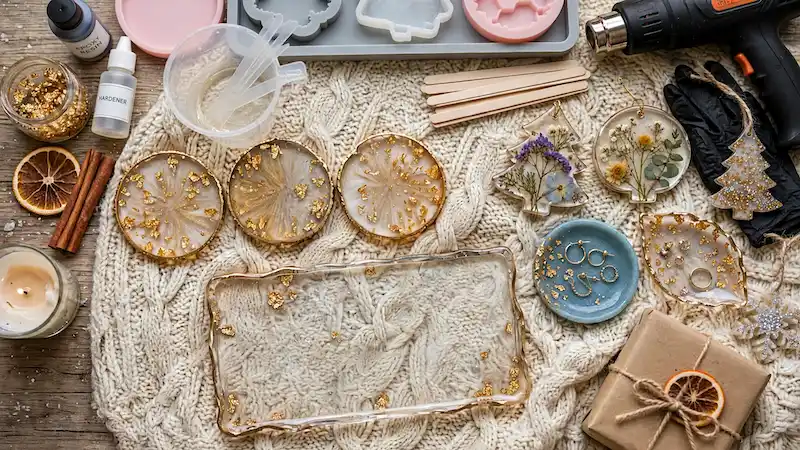 holiday resin craft ideas to make and gift
