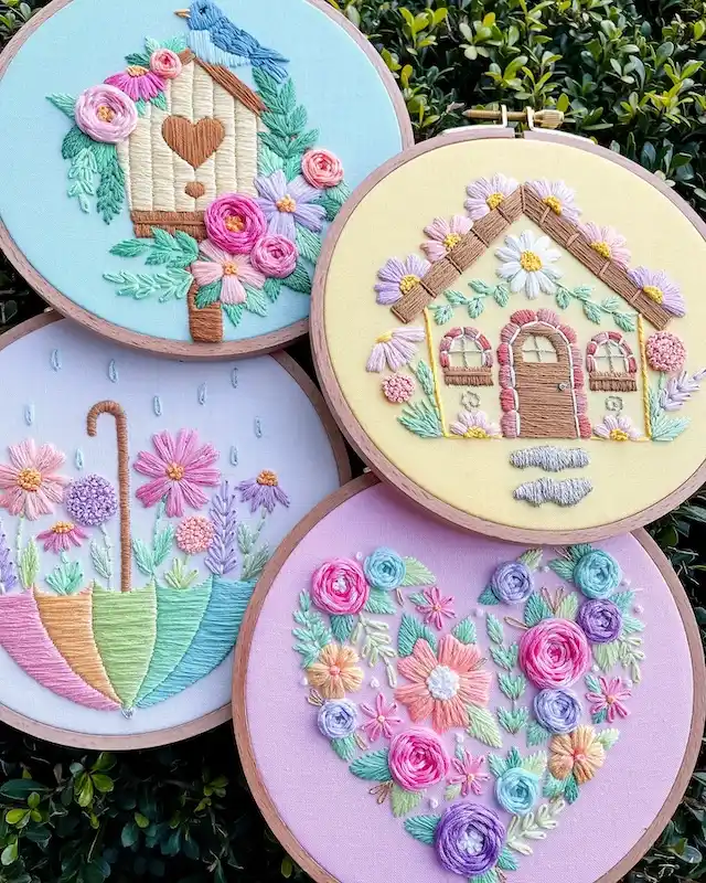 18 Easy Hand Embroidery Stitches to Take Your Craft Projects to the Next Level 4 hand embroidery stitches guide beginners photos
