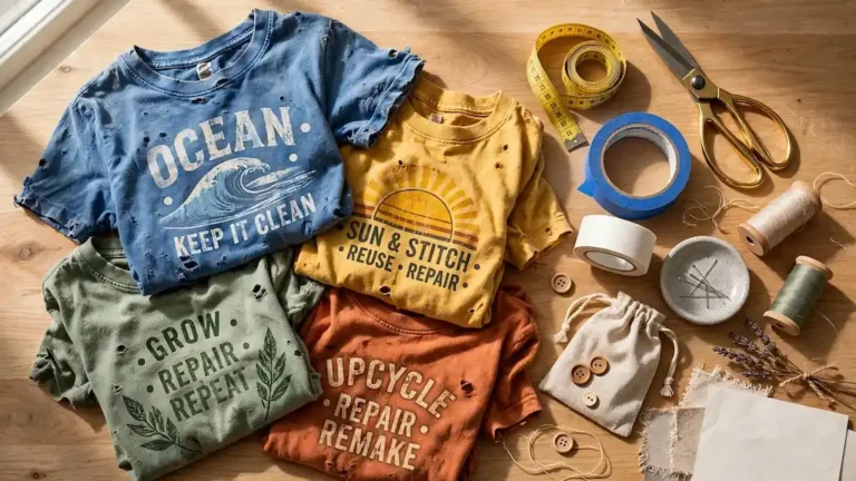 how to upcycle old t-shirts no sewing